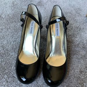 Steve Madden 9 Mary Jane 3” heels patent leather